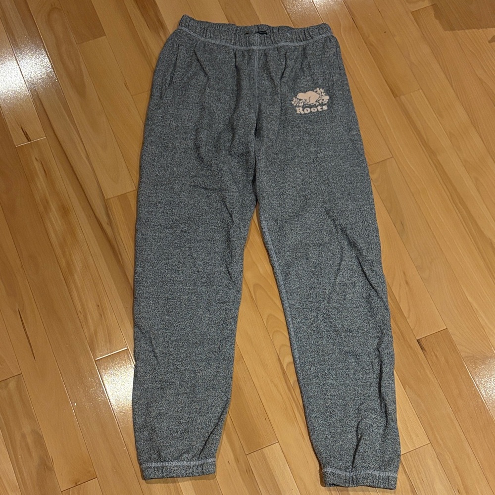 Women’s Roots Salt & Pepper Lounge Pants/ Joggers - size S